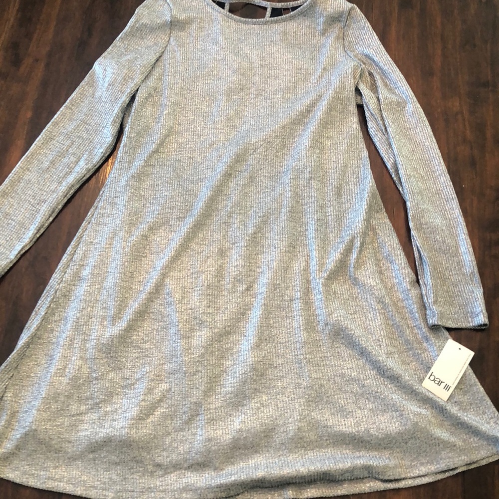Bar lll silver sparkly  dress